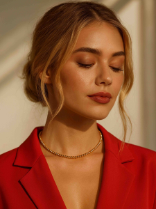 Gold Hematite Choker 5156