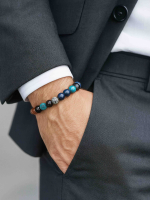 Мужской браслет микс камней 4779