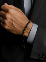 Мужской браслет темно-зеленый 5038
