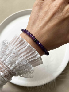 Аметистовый браслет для женщин 4577