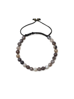 Men's bracelet made of natural agate stone 5040