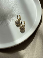 Ohrringe mit Herz und Zirkonia in Gold 5462 