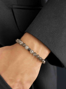 Herrenarmband aus Achat 