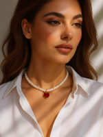 Red Heart Choker $48.99