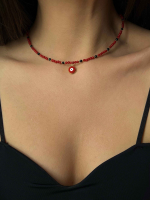 Коралловый чокер 5351