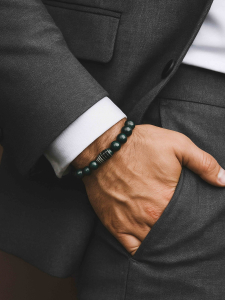 Herrenarmband aus Apatitstein 4683