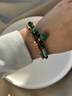 Set of stone bracelets 5230