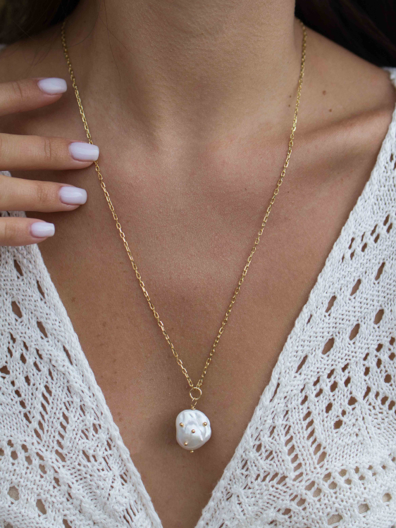 Цепочка с жемчужиной 5543