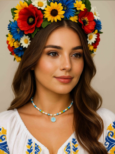 Halskette mit Perlen und Perlen 5117