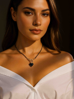 Колье из синего авантюрина 5546