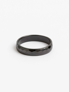 Gray hematite ring 5360