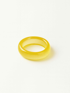 Gelber Ring aus Achat 5362