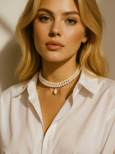 Многослойное колье 4807