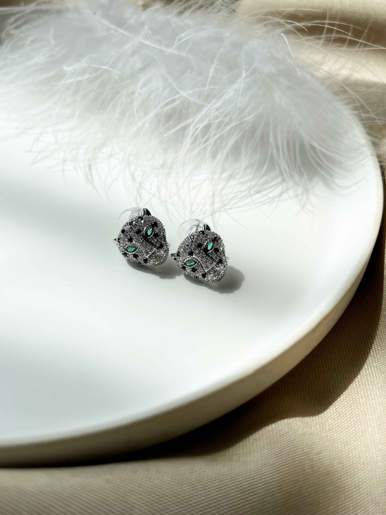 Серьги пантера 5548
