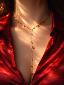 Halskette mit Krawatte aus Edelstahl 4810