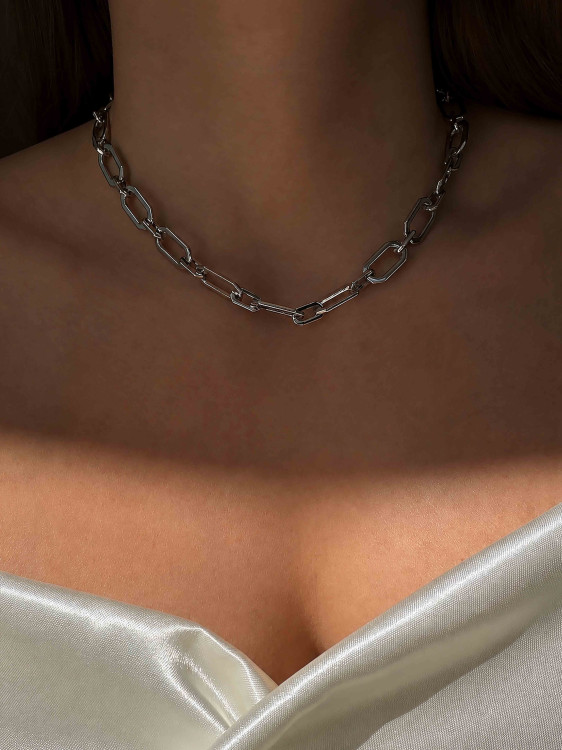 Silver necklace 4920