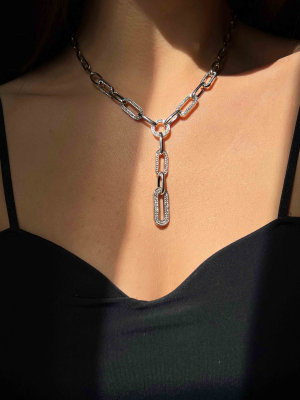 Серебряная цепь на шею 4706
