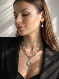 Великий ланцюг на шию мед сталь 4923