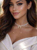 Колье с лунницей 5481