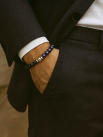 Браслет из аметиста для мужчин 4501