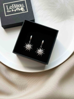 Сережки солнца в серебре 5565