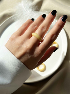 Кольцо из камня агат 5567