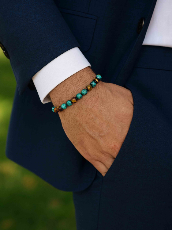 Herrenarmband aus Naturstein 5065