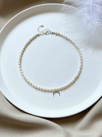 Жемчужное колье с лунницей 5484