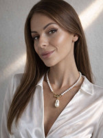 Чокер из камней с подвеской 5313