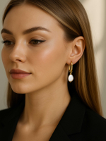 Schmuck mit Perlen Ohrringe 5314