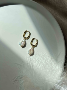 Бижутерия с жемчугом серьги 5314