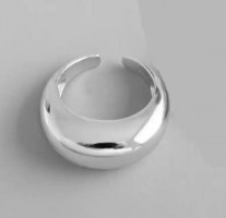 Литое кольцо цвет серебро 4936