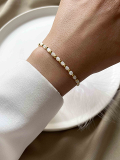 Armband mit Perlmutt 5186