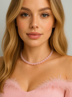 Pink Quartz Choker 5071