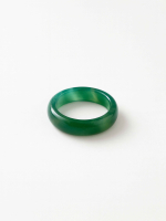 Grüner Ring aus Achat 5135