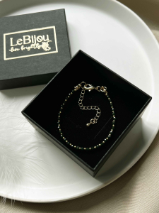 Браслет зелений авантюрин 5578