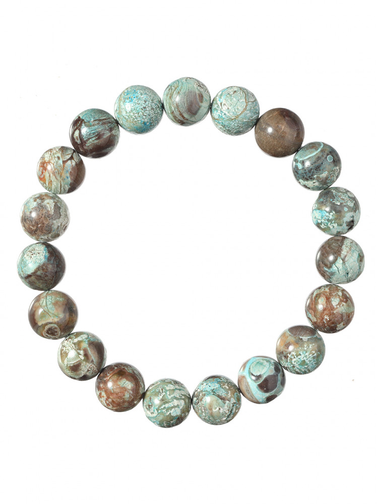 Браслет из голубой яшмы 5190