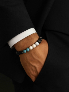 Браслет из обсидиана 1112