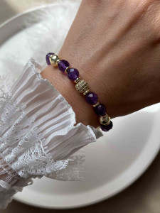 Браслет из аметиста 3439