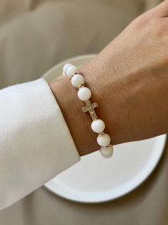 White jade bracelet 4753
