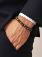 Мужской браслет из опала 5092