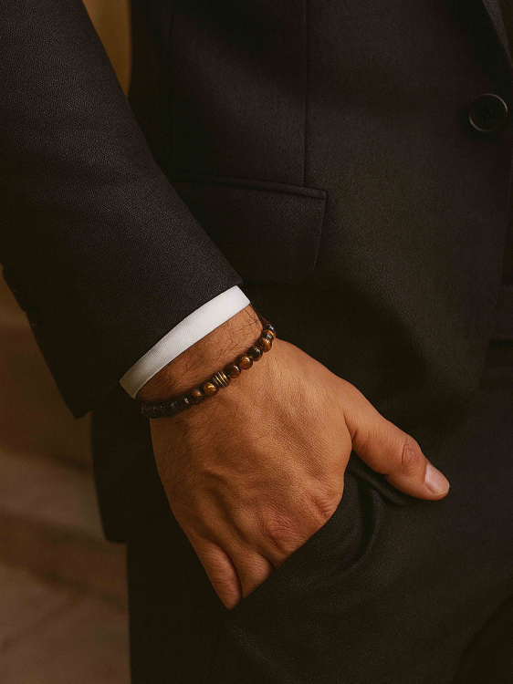 Armband Tigerauge 4540