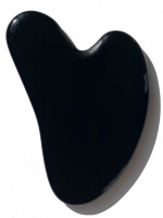 Скребок гуаша черный (оникс) 4862