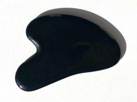 Скребок гуаша черный (оникс) 4862