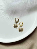 Сережки з сонцем 5439