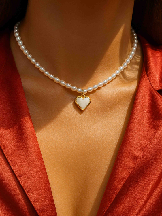 Чокер с сердечком 4760