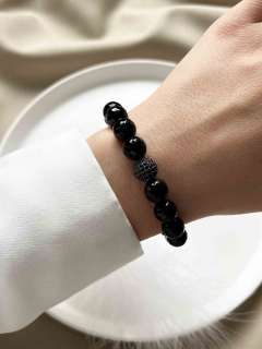 Schwarzes Damenarmband 1111
