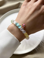 Браслет из камней селенита 4553